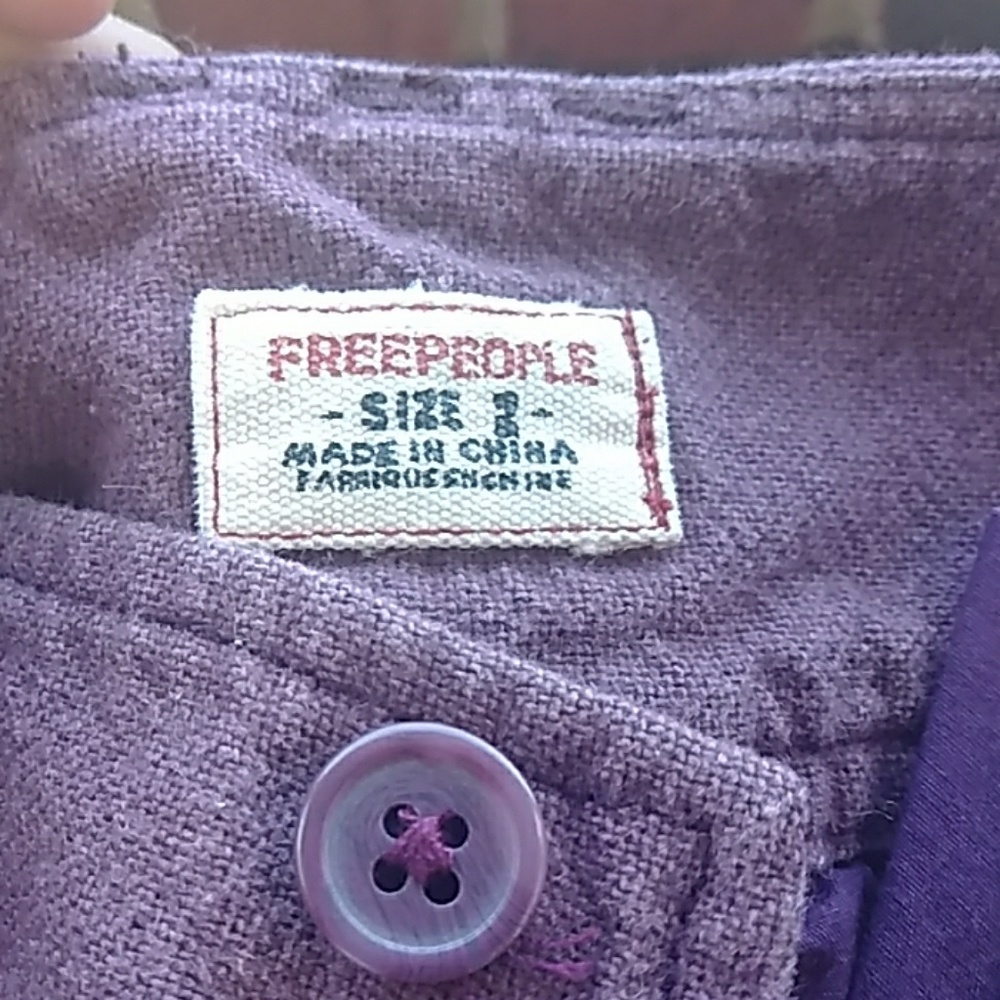 free people plum flare pants